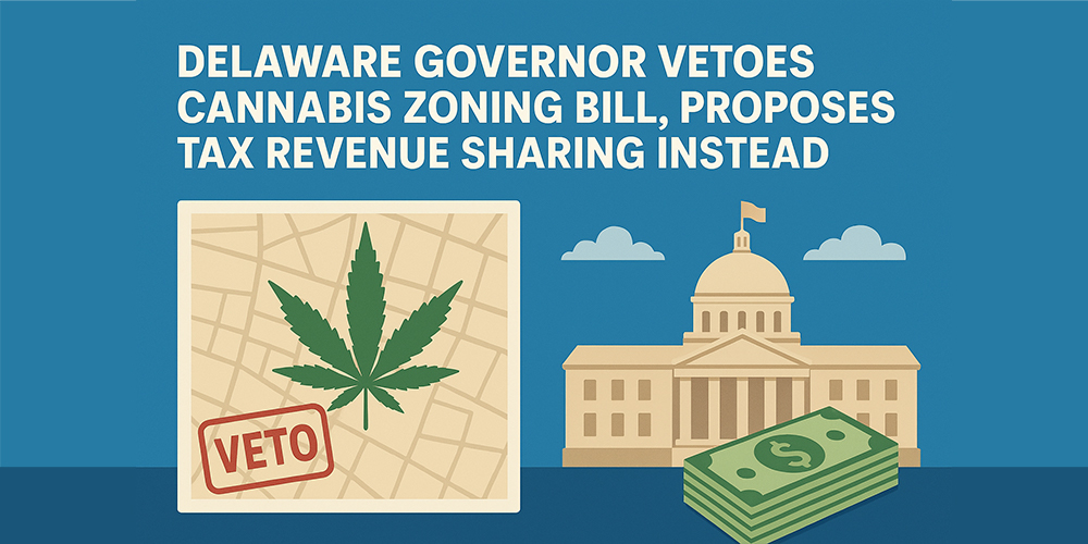 delaware-governor-vetoes-cannabis-zoning-bill-proposes-tax-revenue-sharing-instead